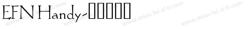 EFN Handy字体转换